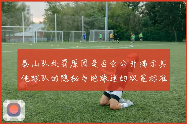 泰山队处罚原因是否会公开揭示其他球队的隐秘与地球迷的双重标准